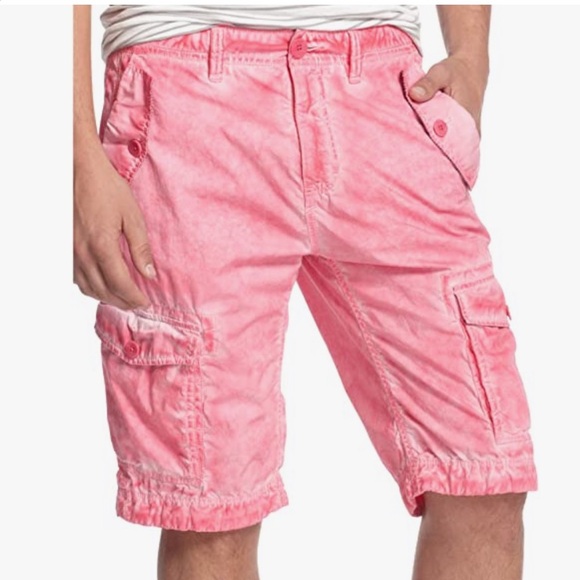 New Guess Men’s Cargo Safari Classic Short Pigment 33 - Picture 4 of 4